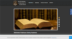 Desktop Screenshot of biblioteka.kazmierz.com.pl